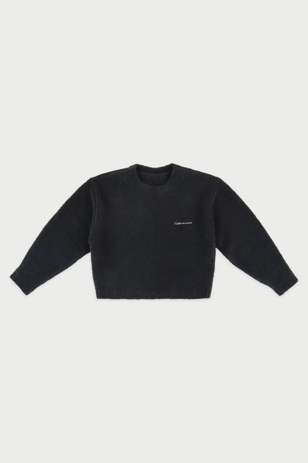 위드아웃썸머 Cuddle brush knit_charcoal 상품 이미지 1