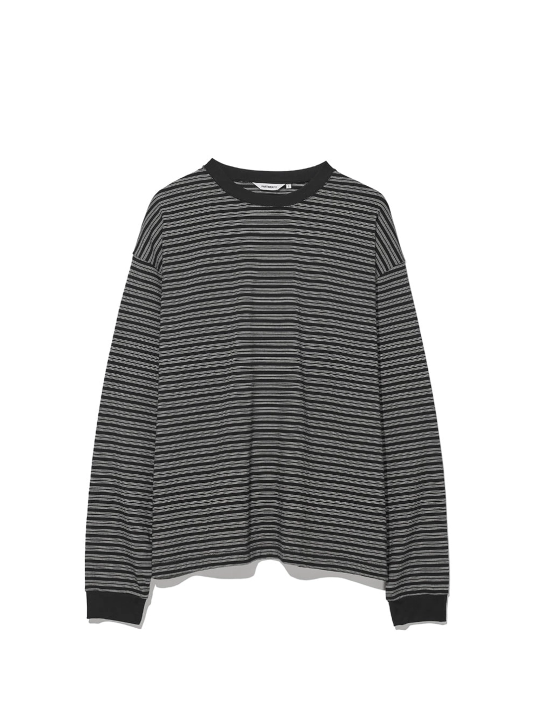 파르티멘토 Multi Stripe Long Sleeve_Black 상품 이미지 3