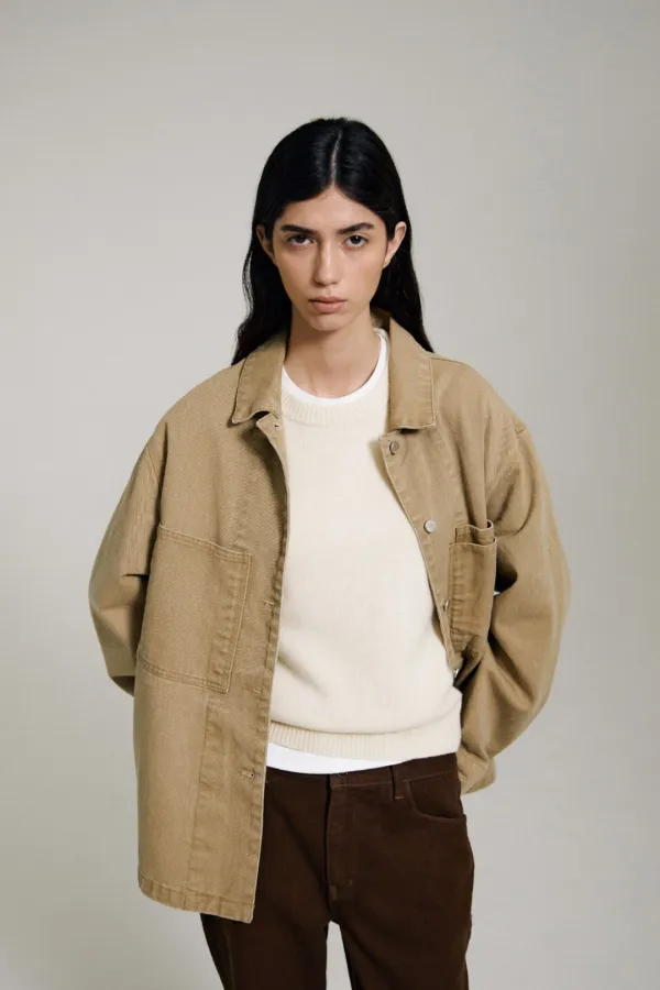 Cope Double Pocket Jacket (Beige)