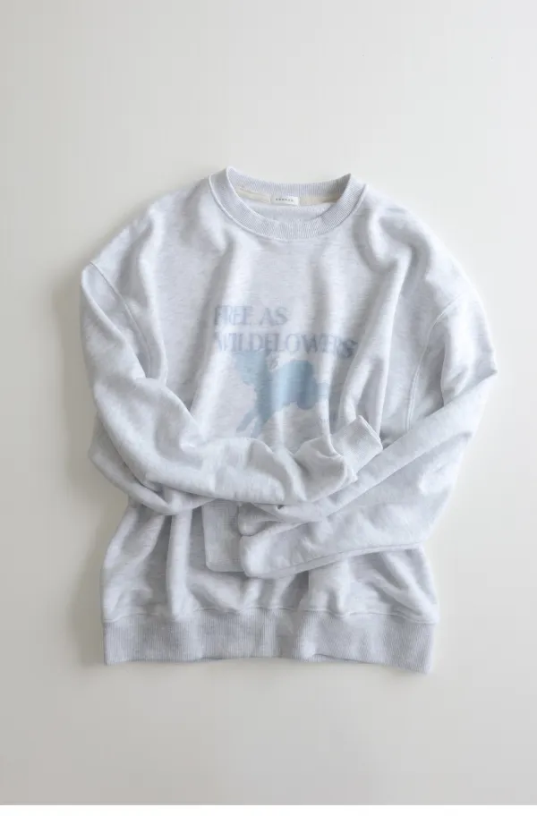 Freely Sweatshirt Melange Grey (2nd)