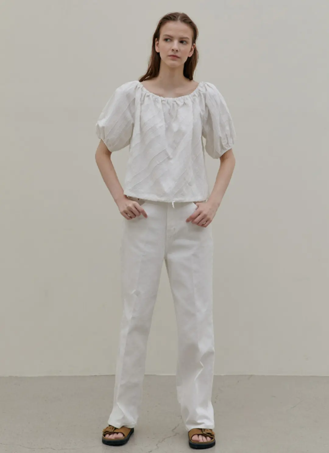 오브오브 [5차] Lei white denim pants 상품 이미지 2