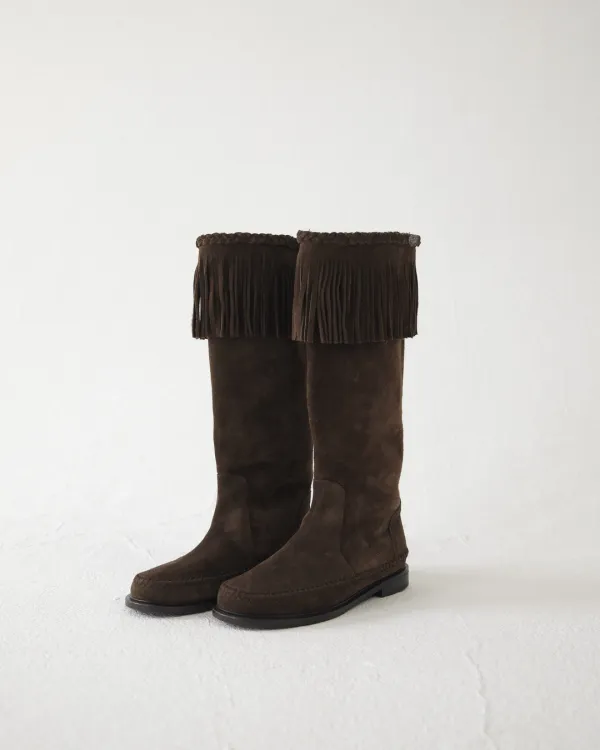 [Exclusive] flétta Handmade Tassel Long Boots