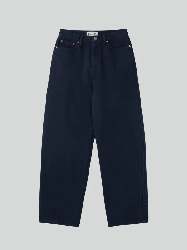 REGULAR FIT DENIM PANTS (INDIGO NAVY)