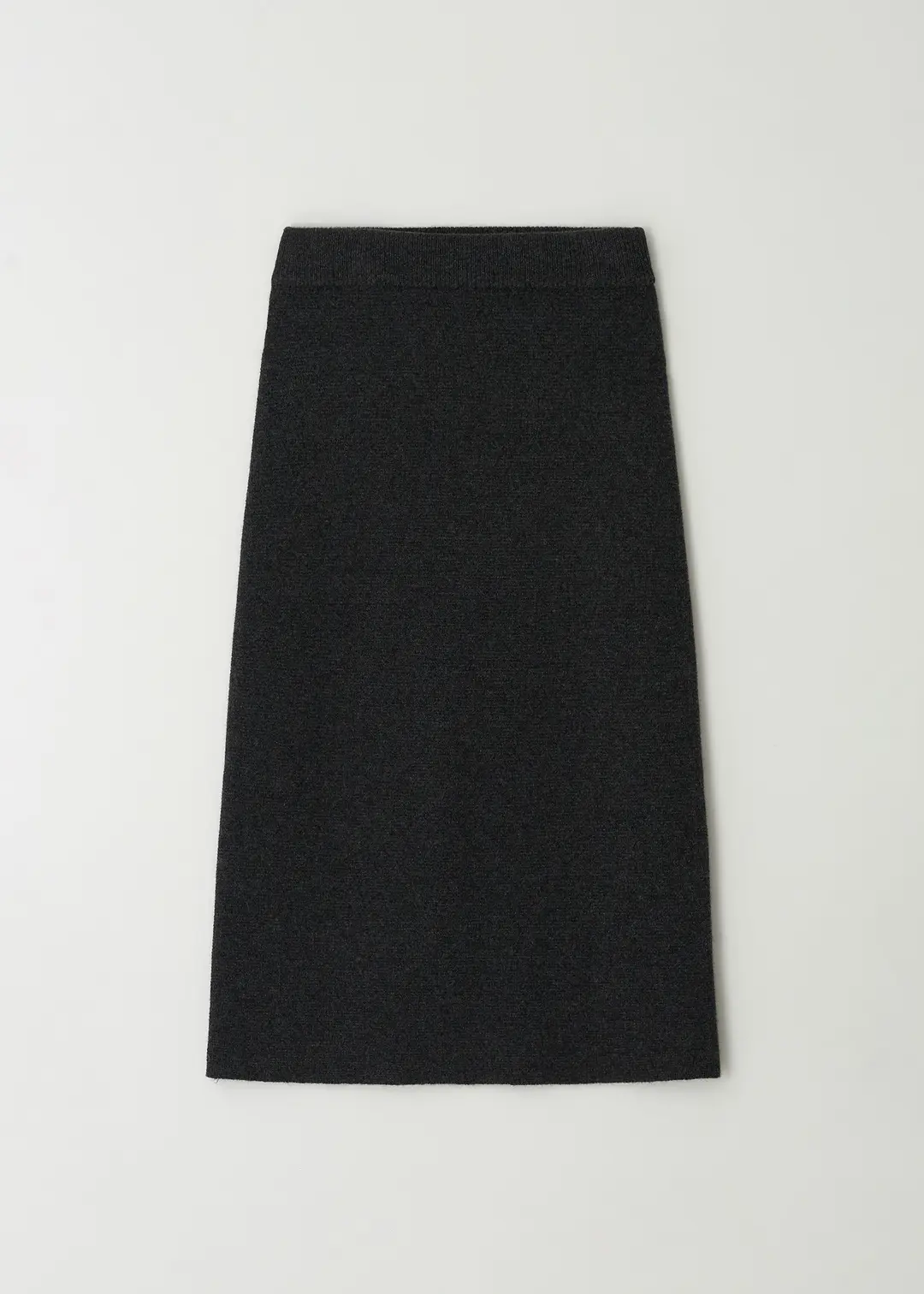더라이 Knitted Long Skirt(Charcoal) 상품 이미지 1