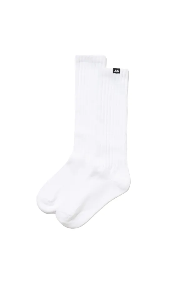 [2차 리오더] Cotton Rib Socks White