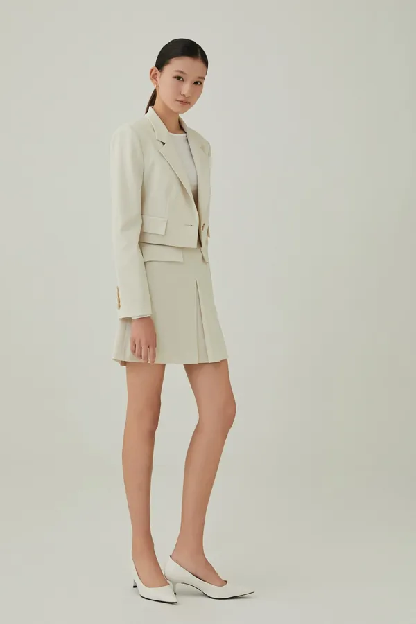 NO.17 SKIRT - CREAM BEIGE