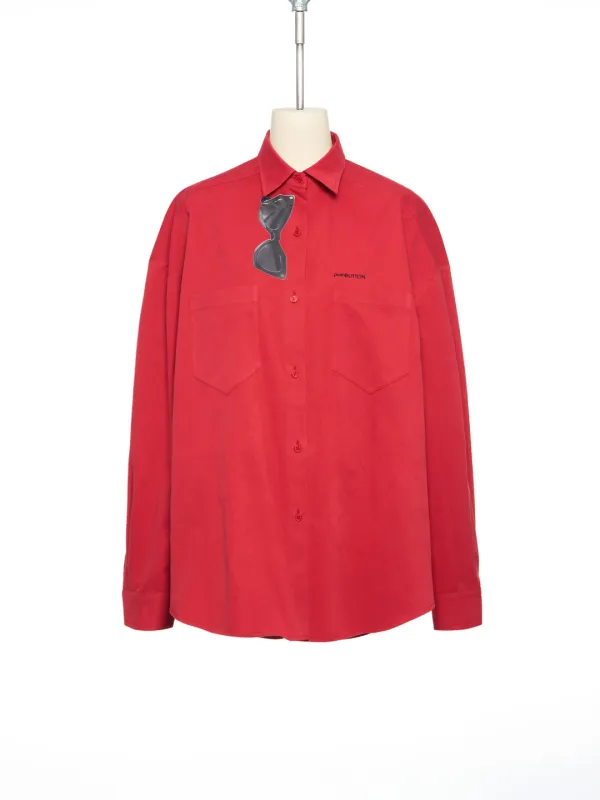 PF25 RED SUNGLASSES PRINTED SHIRT