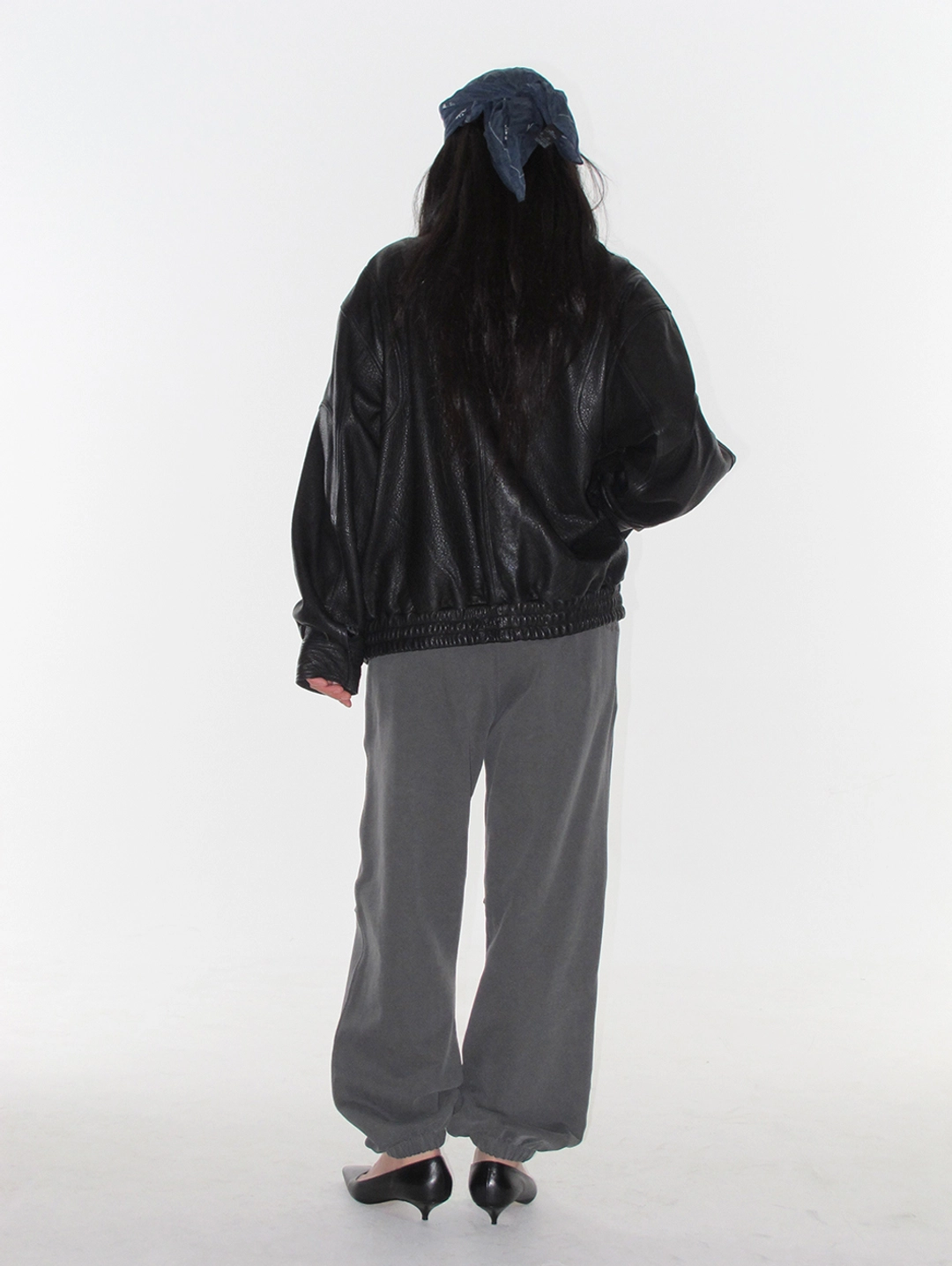 쏘딩키브레드 Denver Black Leather Jacket 상품 이미지 2