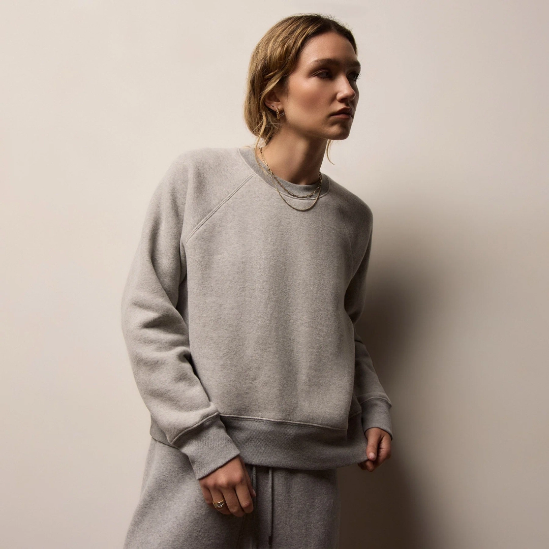 제임스펄스 Cozy Fleece Crew - Heather Grey 상품 이미지 3
