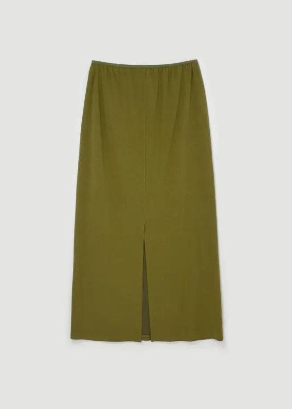Cozy maxi skirt (올리브)