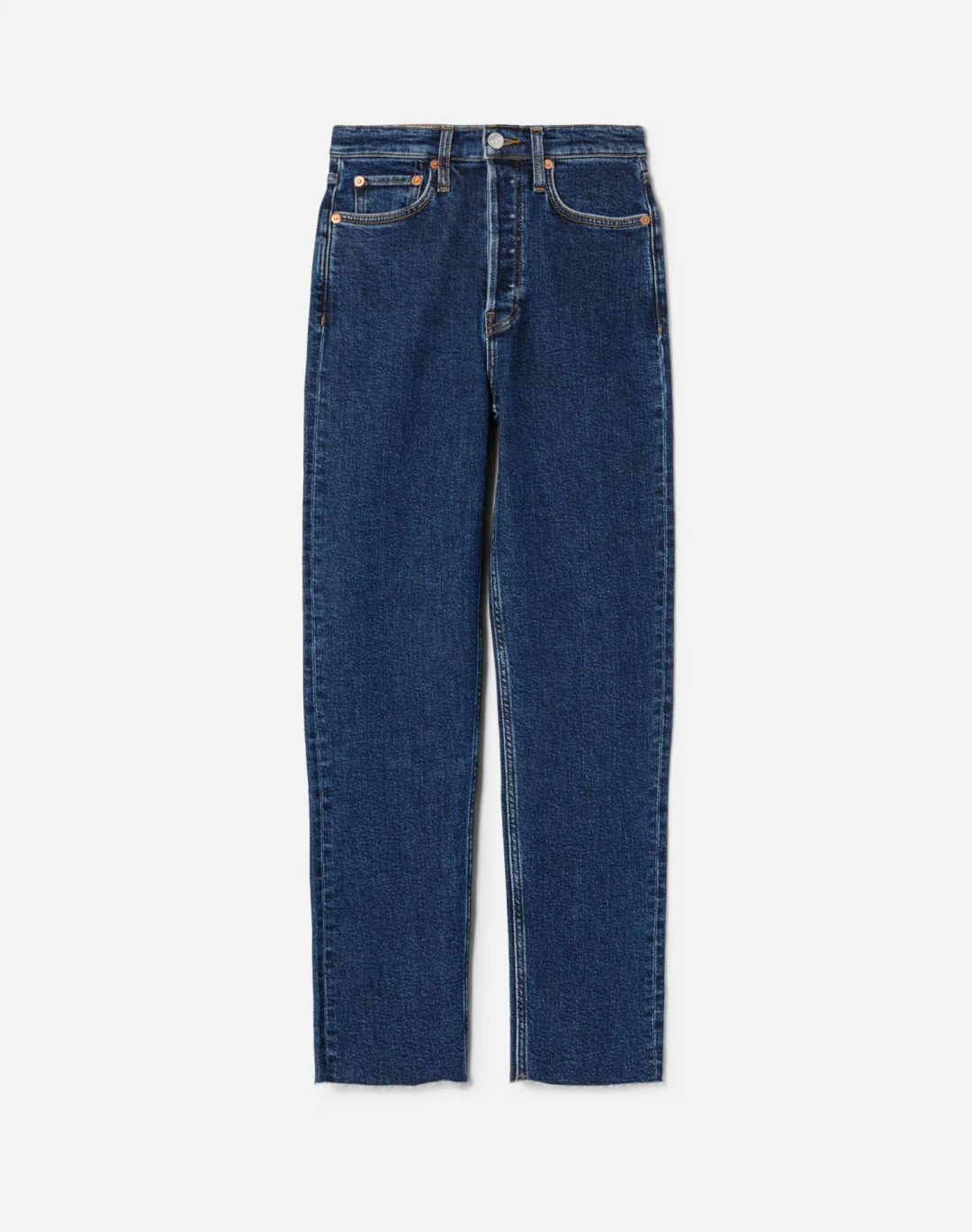 리던 Comfort Stretch High Rise Stove Pipe - Dark Rinse 상품 이미지 1