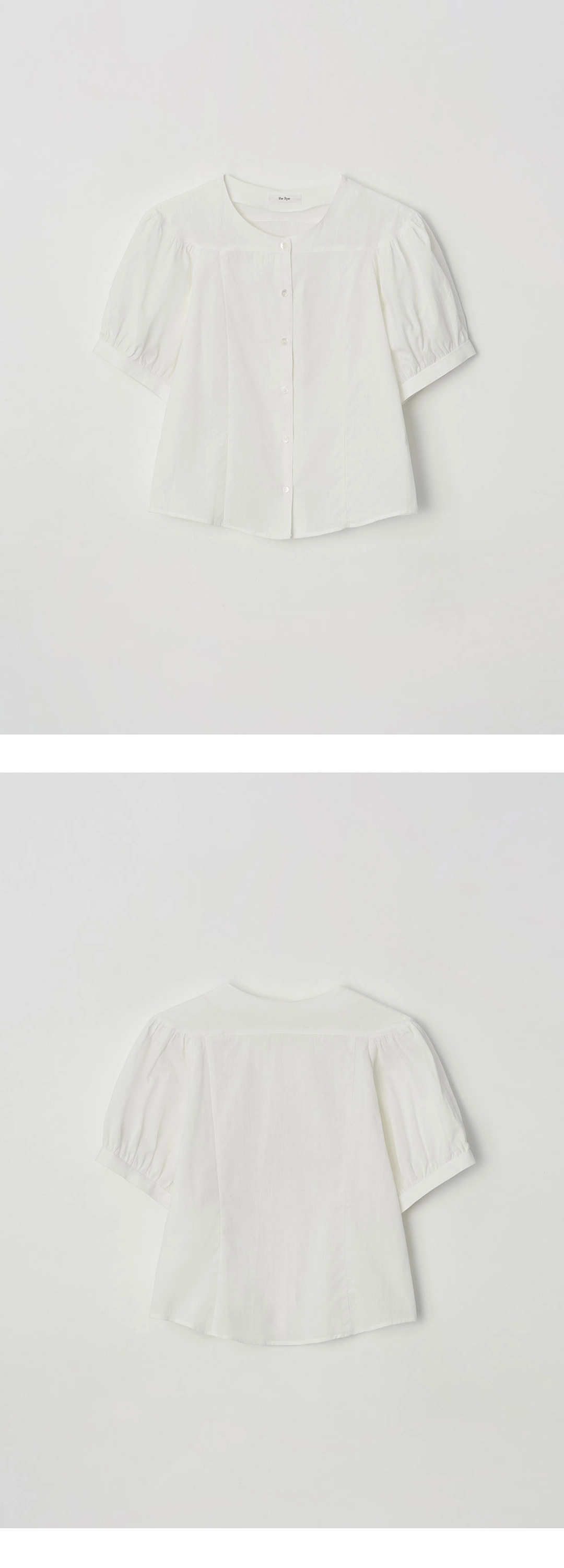 더라이 Volume Puff Blouse(White) 상품 이미지 2