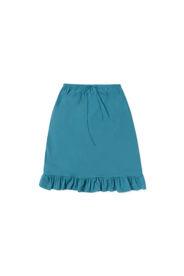 Aile frill skirt_teal