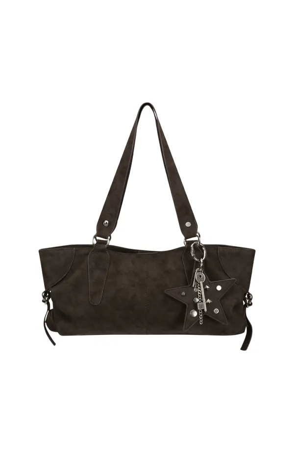 ranch bag (grunge brown) & keyring set