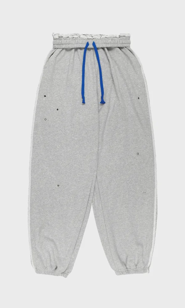 Raw-cut Track Pants_Melange (1차 리오더)