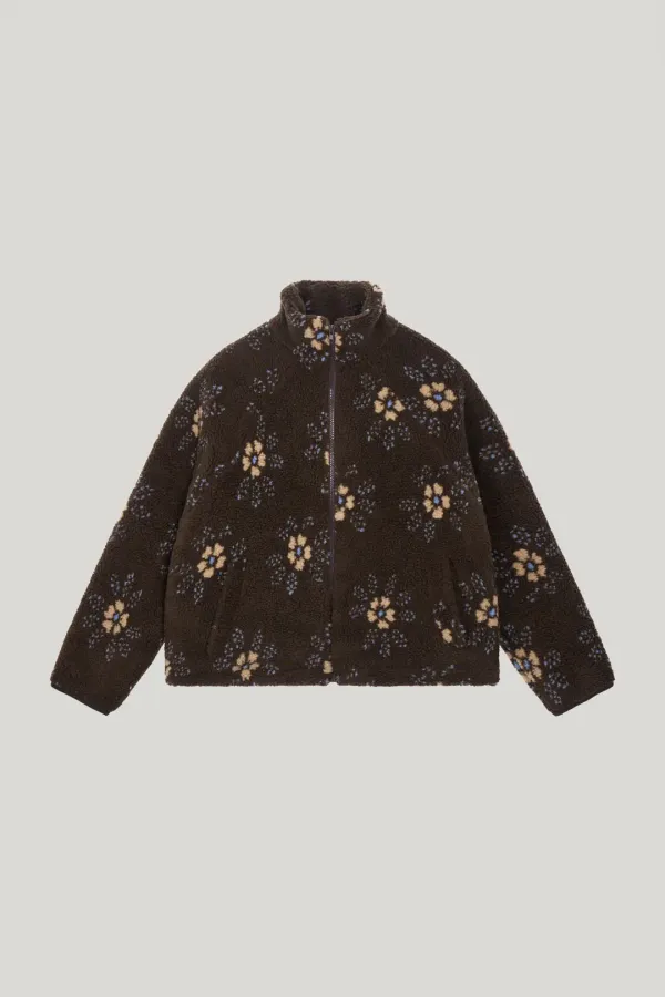 [Restock] flower dumble jacket_brown