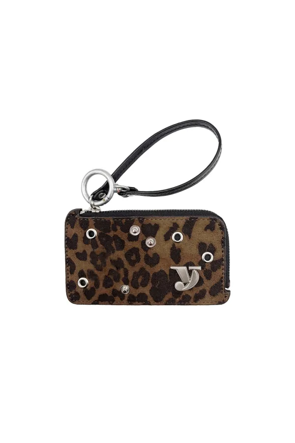 와이 버튼 월렛 y button wallet (leopard)