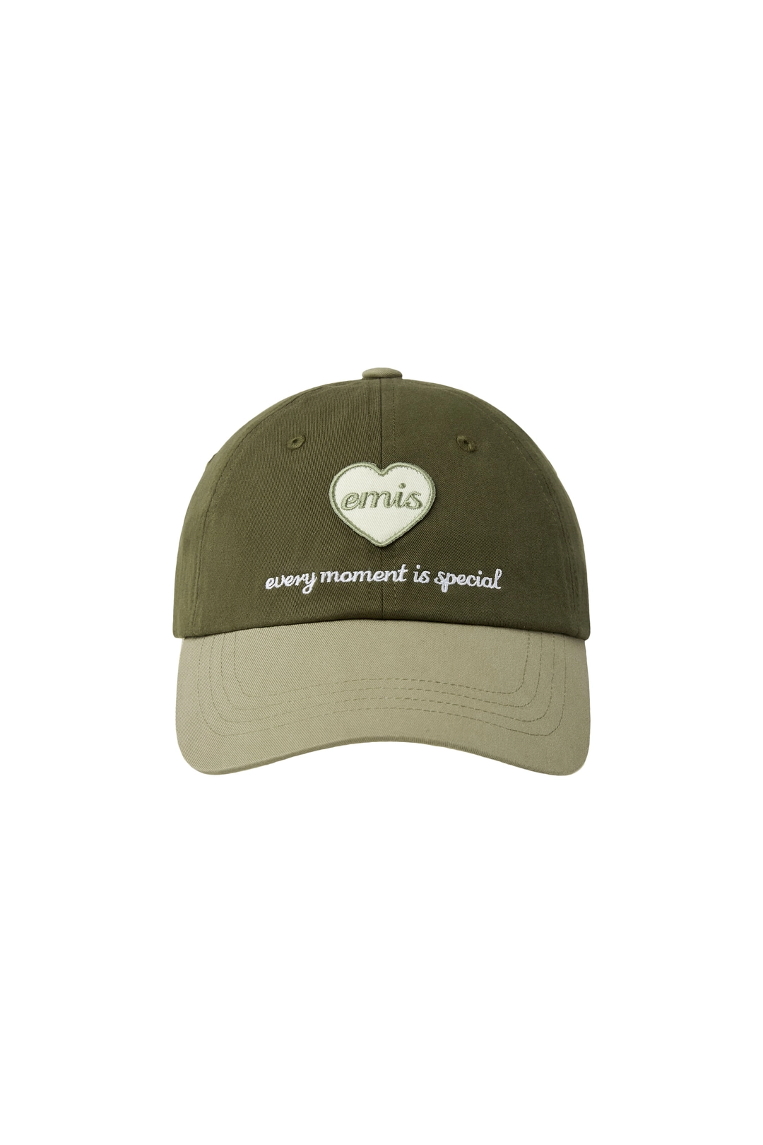 이미스 HEART WAPPEN TONE ON TONE BALL CAP-KHAKI 상품 이미지 3
