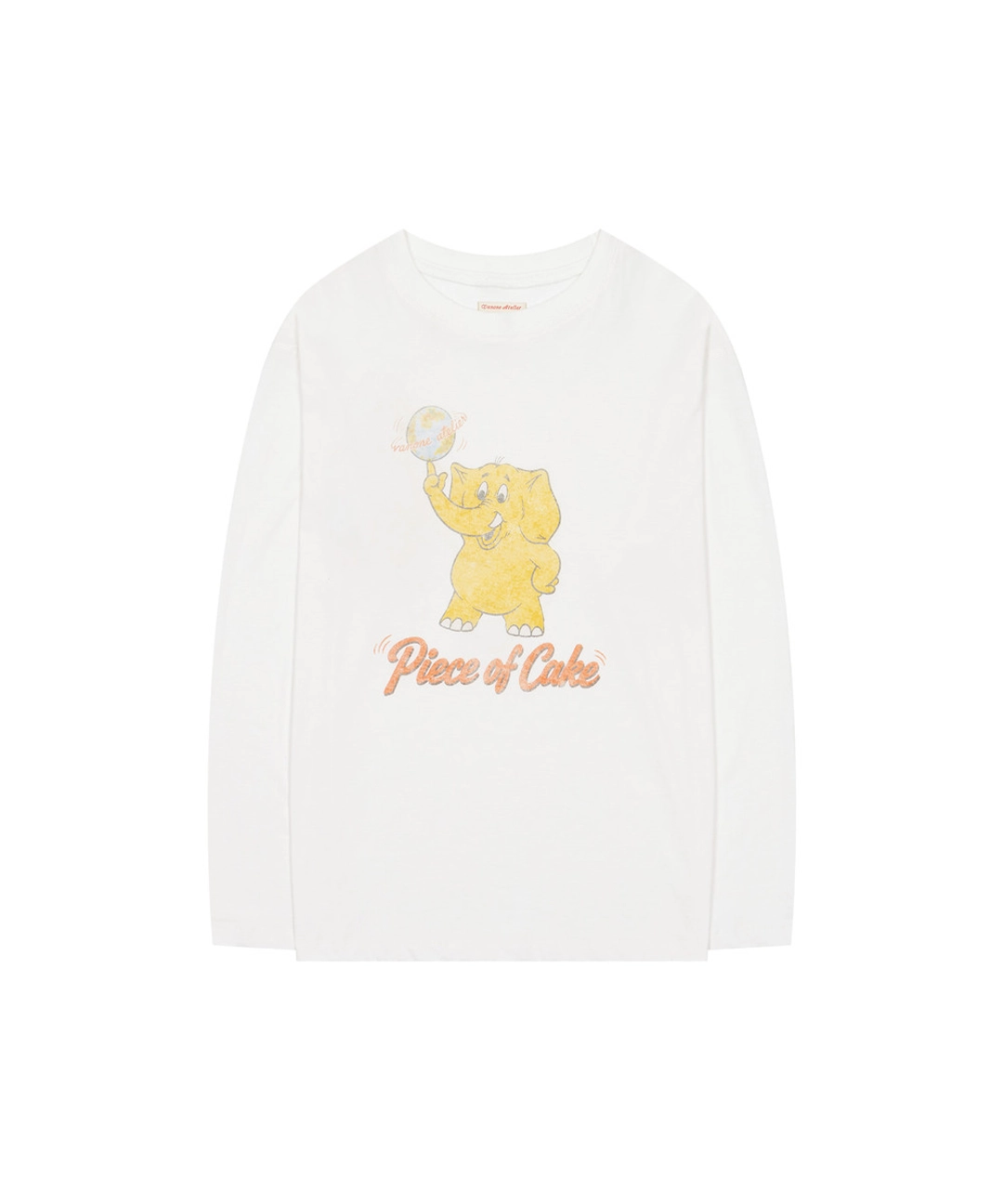 반원 아뜰리에 A3636 Retro elephant 롱 슬리브_White 상품 이미지 1