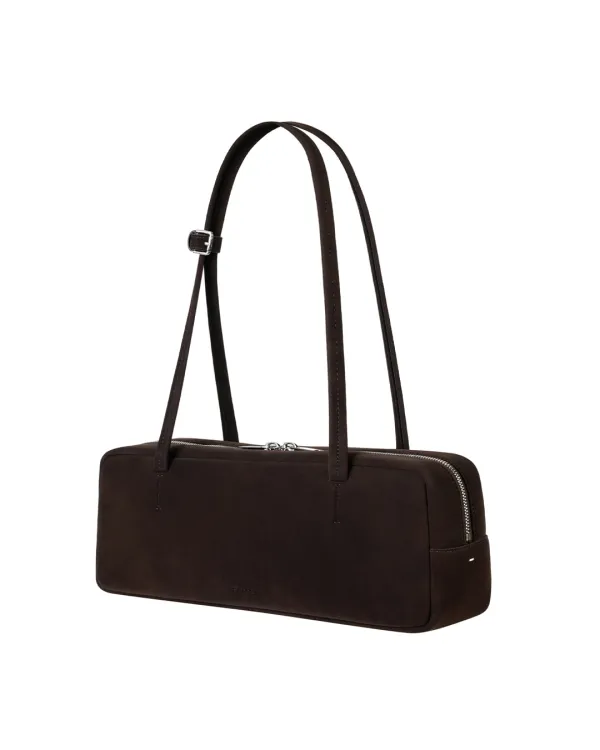 More Baguette Bag · 모어 바게트백 / 스웨이드 마론