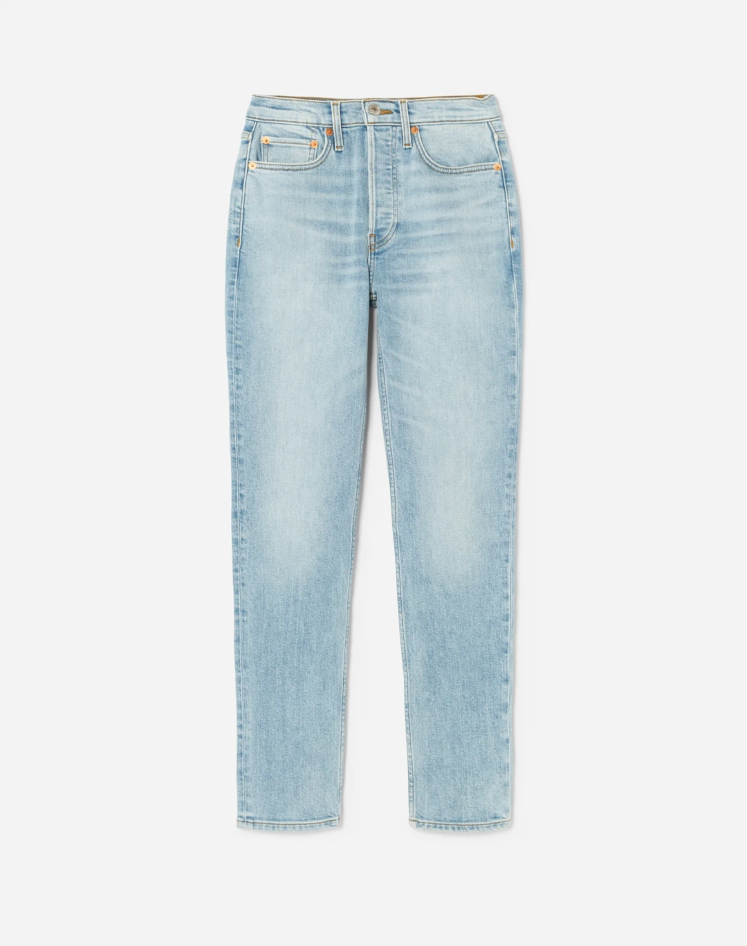 리던 Comfort Stretch High Rise Ankle Crop - Costa Indigo 상품 이미지 1