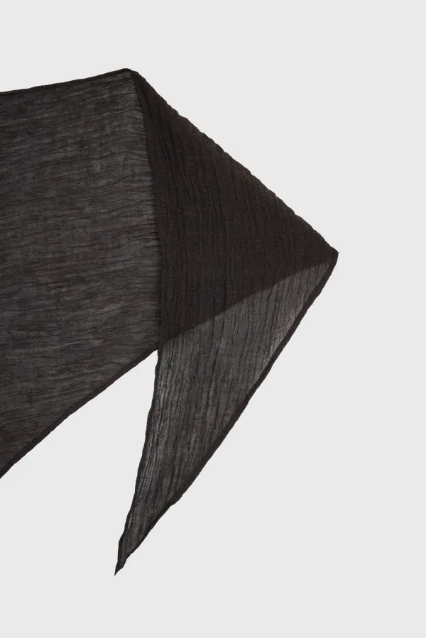 Creased Linen Scarf