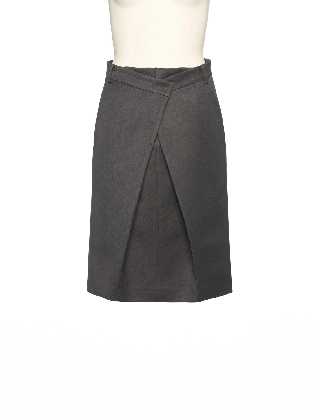 푸쉬버튼 PF26 GRAY FOLDED TUCK SKIRT 상품 이미지 2