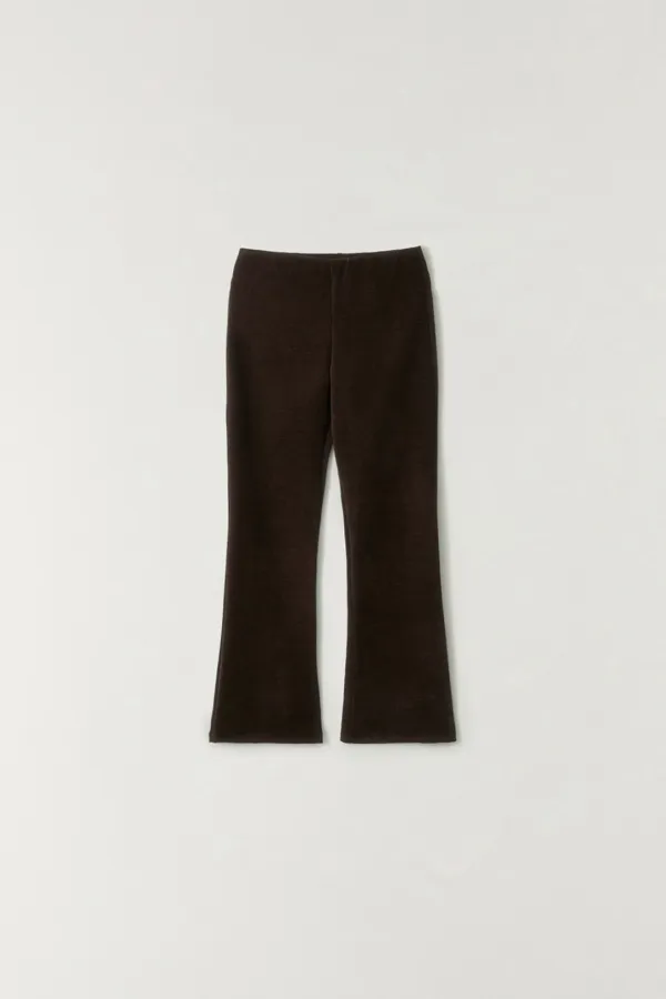 윈터 골지 밴딩 팬츠 BROWN
