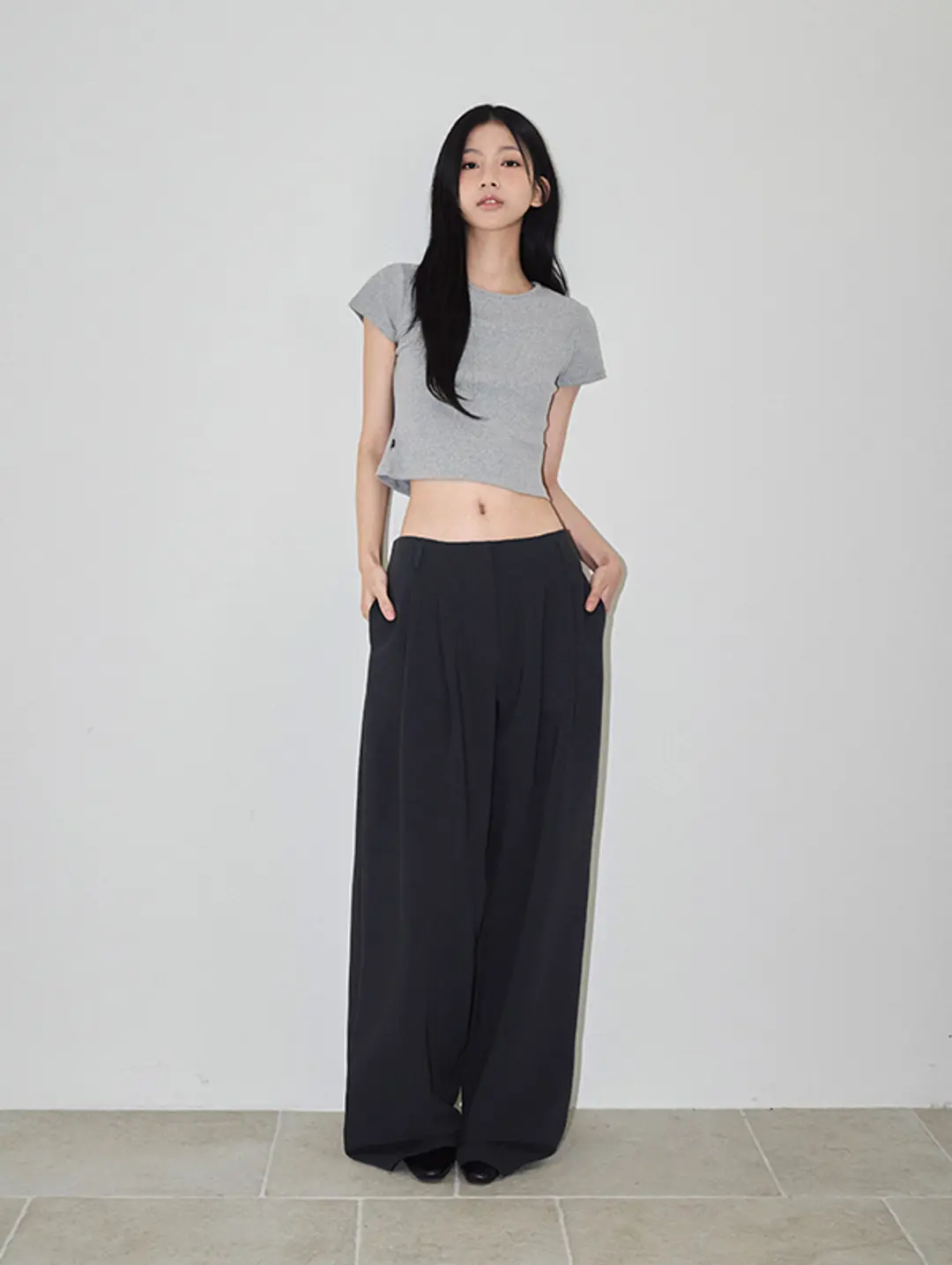 오디에스 16th 재입고 [Essential] Base Cropped T (Gray) 상품 이미지 2