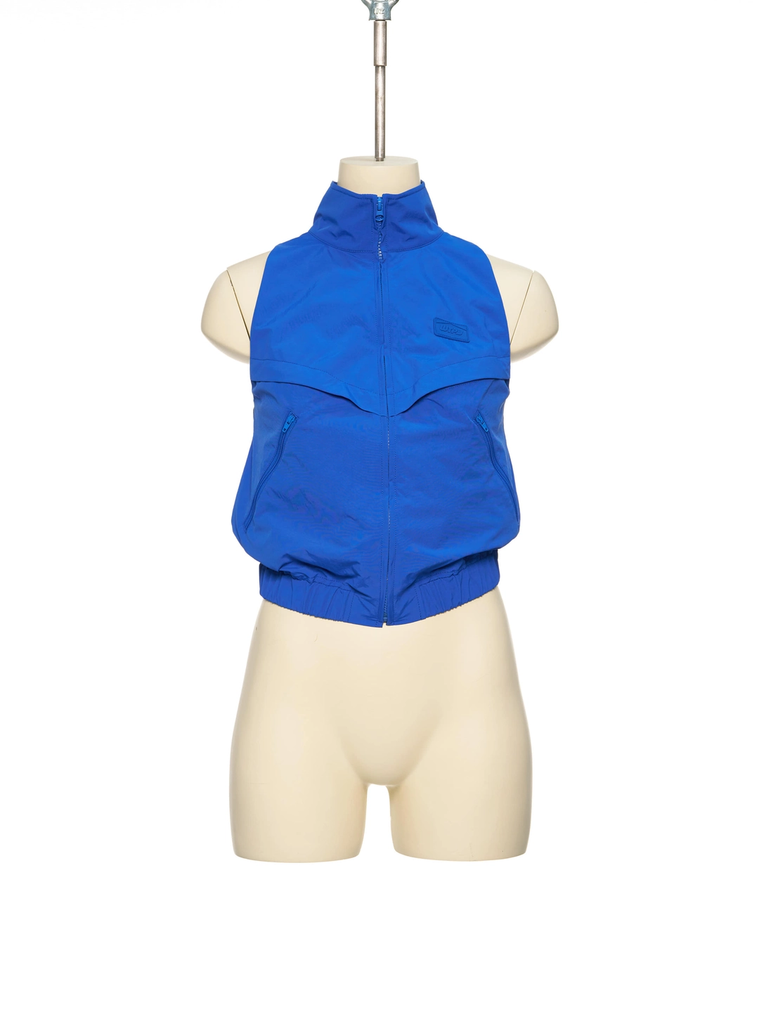 푸쉬버튼 PS26 BLUE CROPPED SLEEVELESS WINDBREAKER 상품 이미지 1