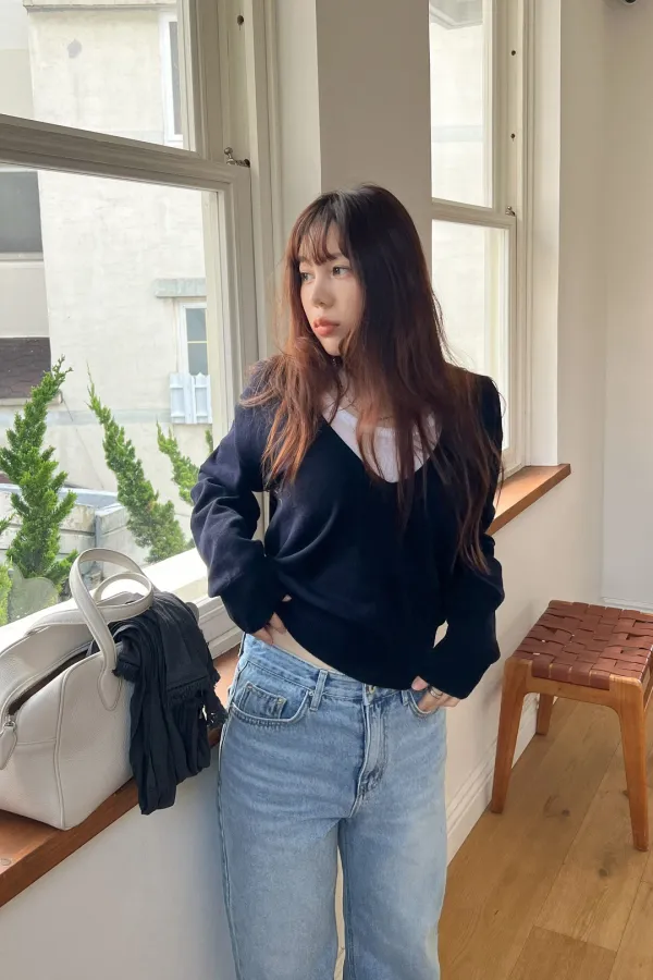 Loen V Knit (navy)