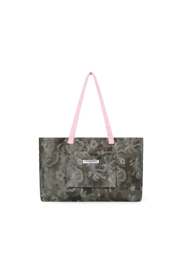 SUNBURN X PAUL FRANK REVERSIBLE ECO BAG, CAMO