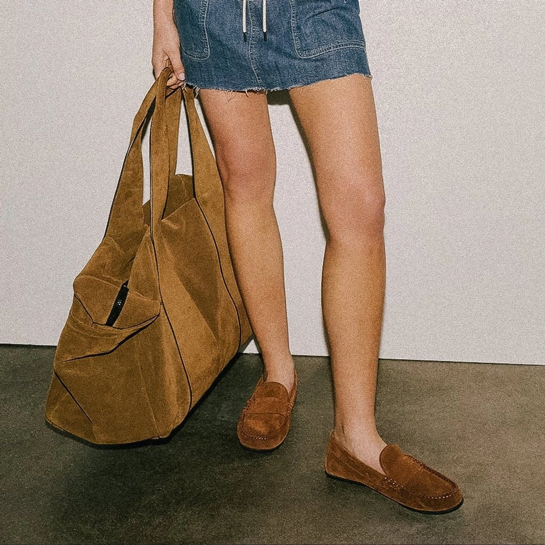 제임스펄스 Suede Montecito Weekend Bag - Tabacco 상품 이미지 2