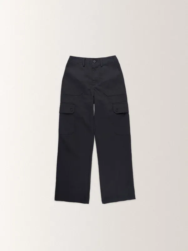 WASHED CARGO PANTS [ CHARCOAL ]