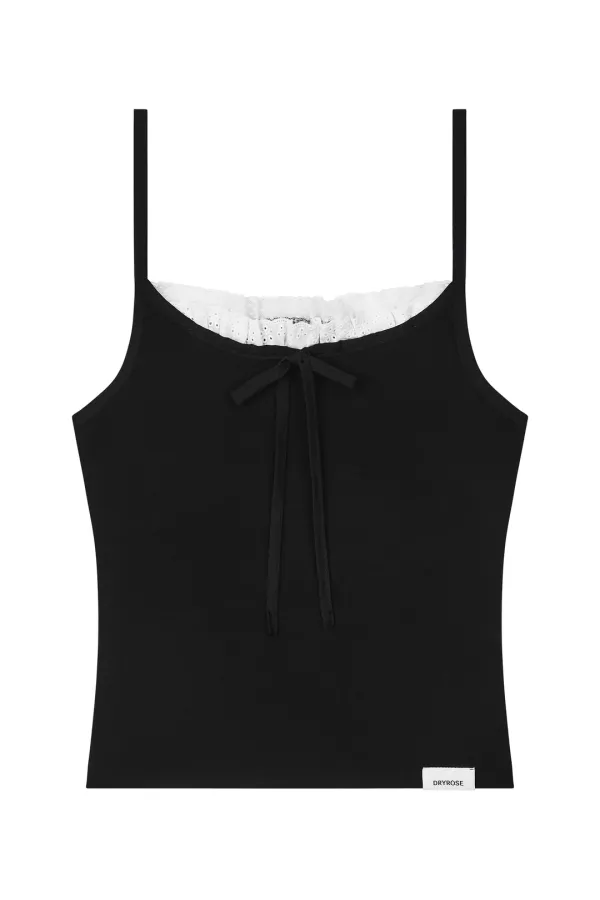 LACE BOUND TOP (BK)