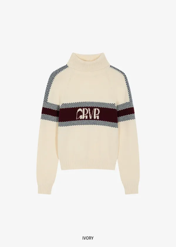 GRVR TURTLE-NECK KNIT  [3COLOR]