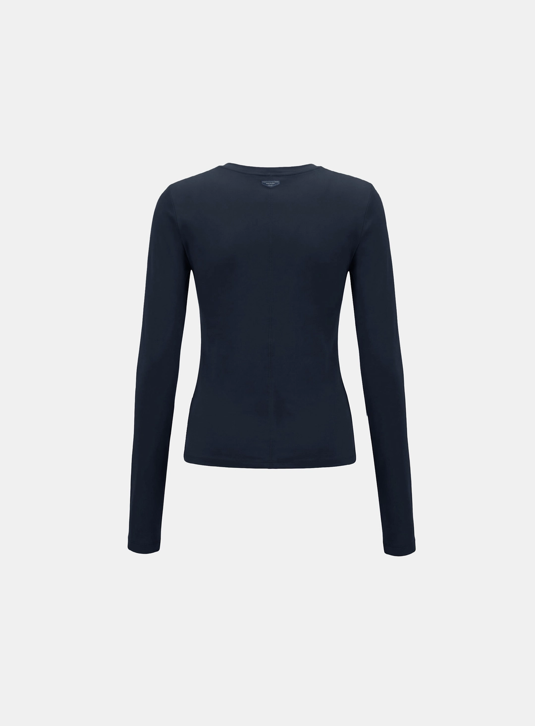 배드블러드 [w-tee26-034] Sleek Cotton Long Sleeve T-Shirt - Navy 상품 이미지 2
