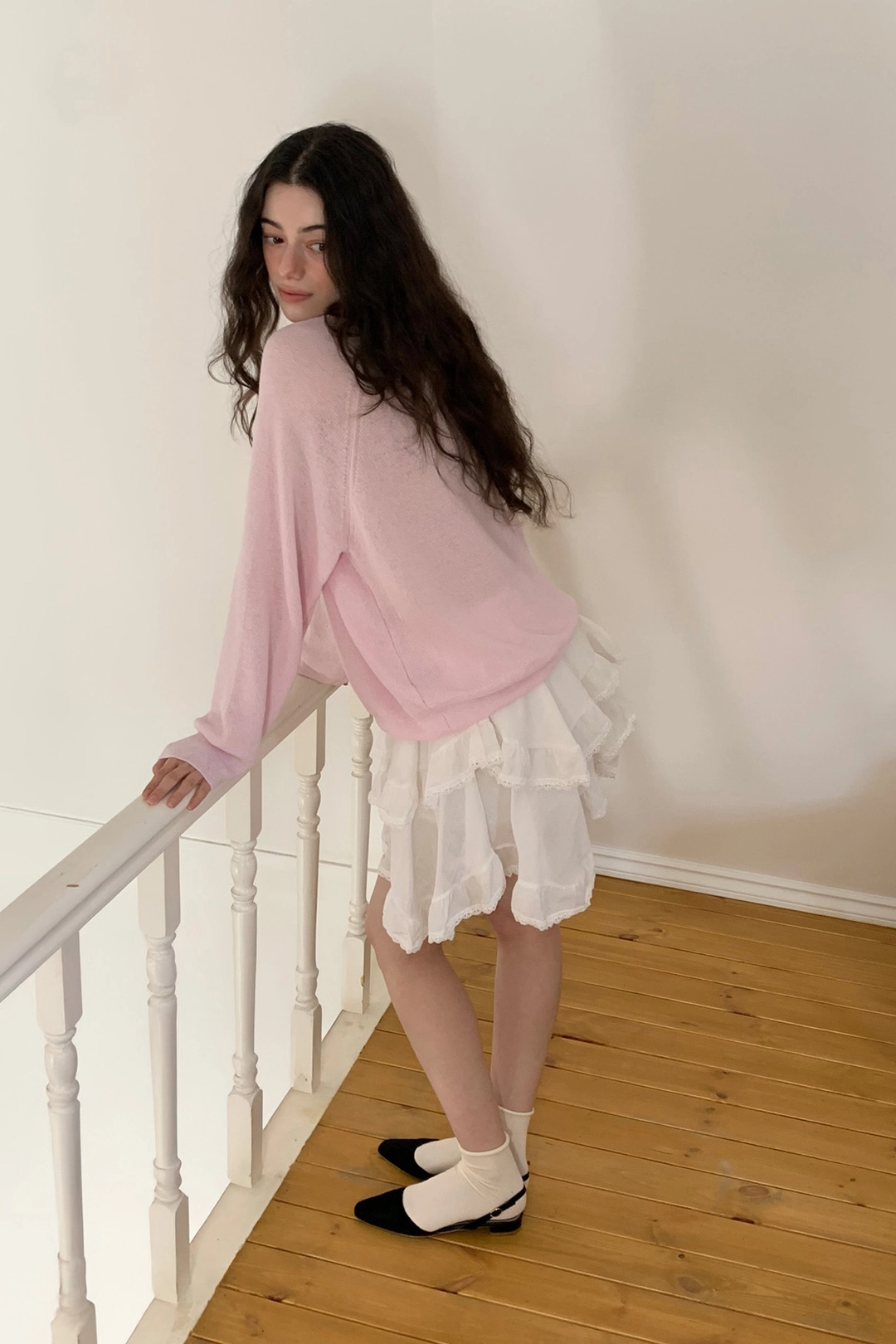 리리수 Breeze Knitsweater / Pink 상품 이미지 3