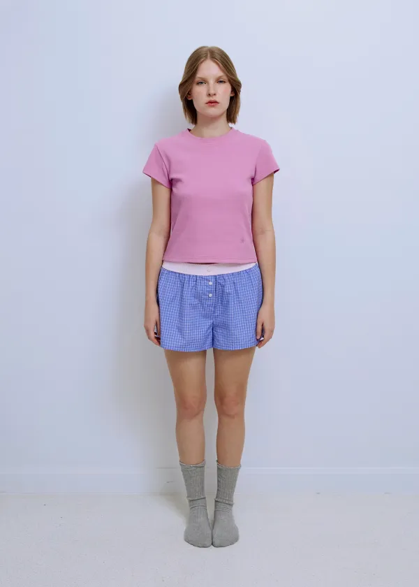 PS Basic Waffle T-shirt_Pink