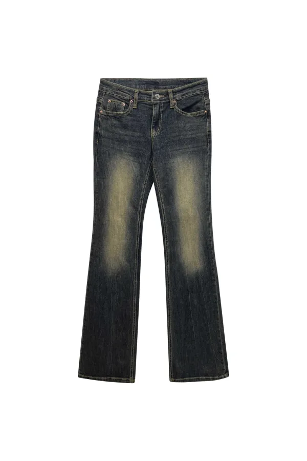 CIEL BOOTCUT DENIM PANTS / BLUE