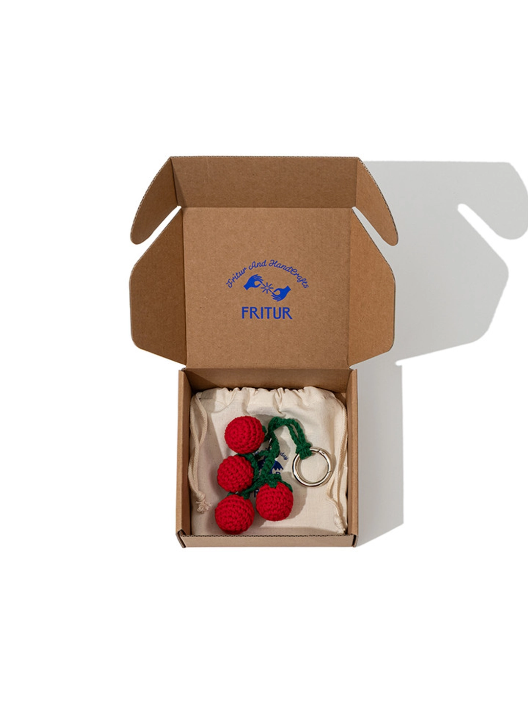 프리터 Cherry Tomato Knit Key Ring Red_F261AC03 상품 이미지 3