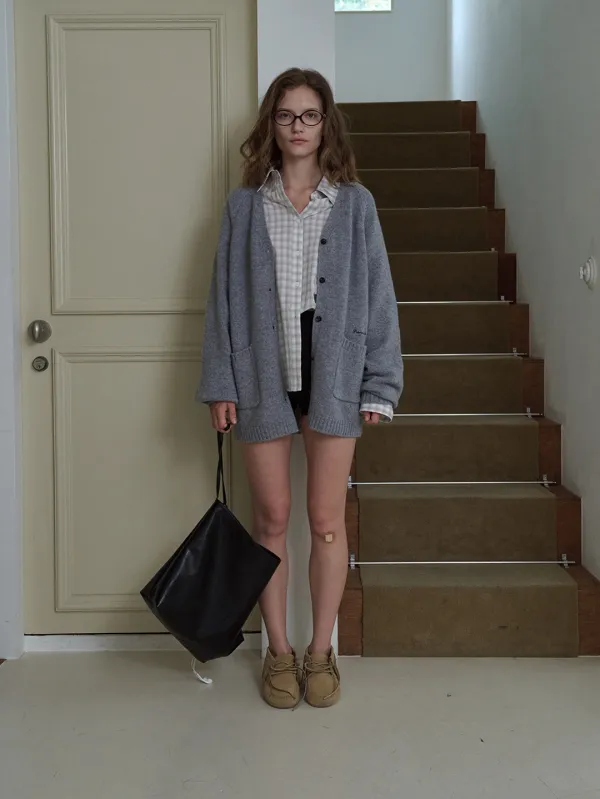 Slow Pocket Cardigan - Gray