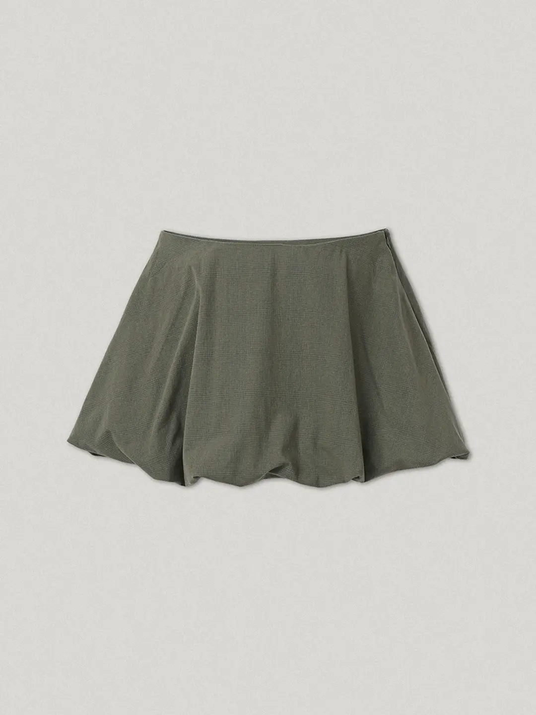 Solly Bubble Skirt Check Olive