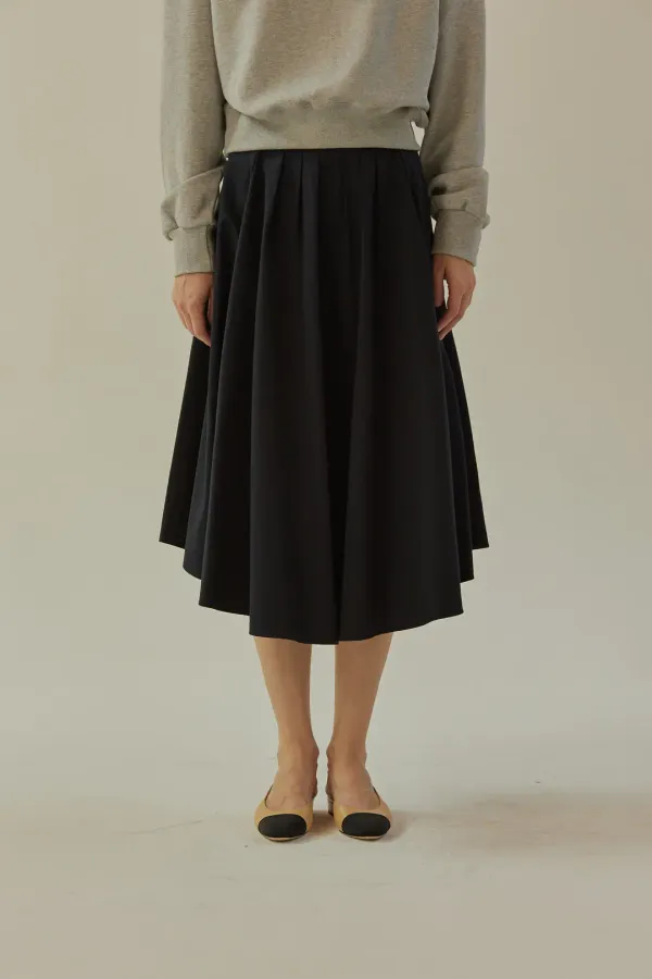 CURLY FLARE SKIRT