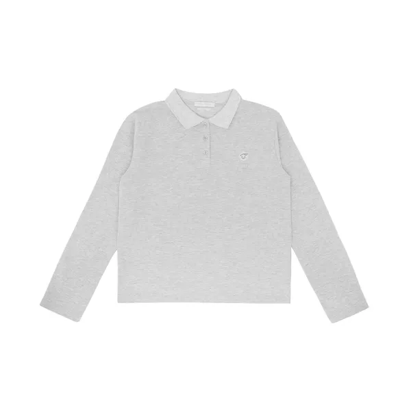 Emblem Basic PK Shirt (snow grey)