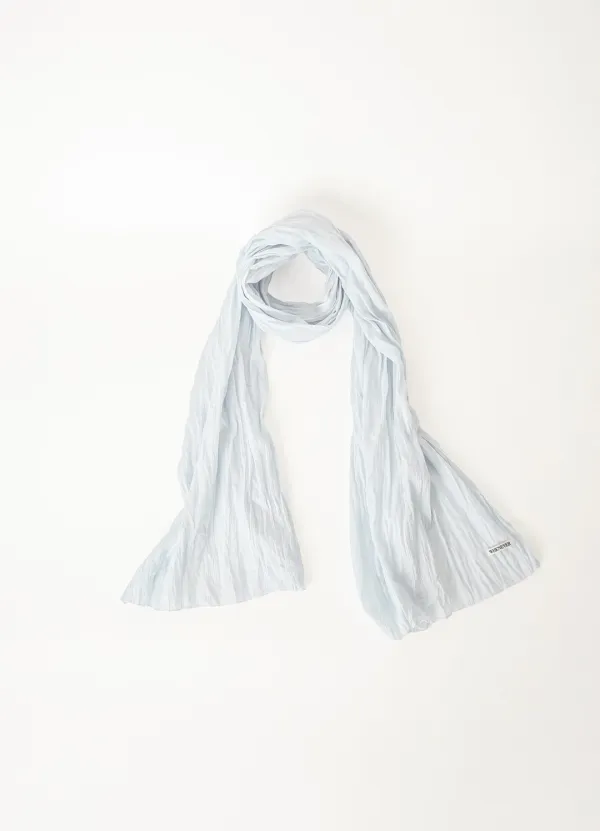 Sheer Cotton Scarf - Light Blue