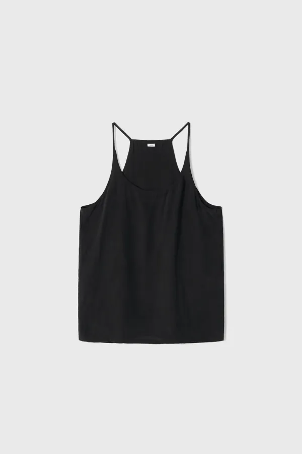 Silky Sleeveless (Black)