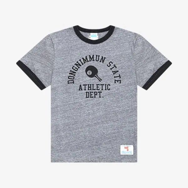 1/2 AUTHENTIC TABLE TENNIS CLUB TEE (GRAY)