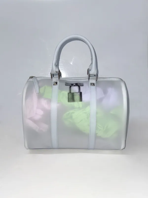 Jelly Boston Bag Baby Blue