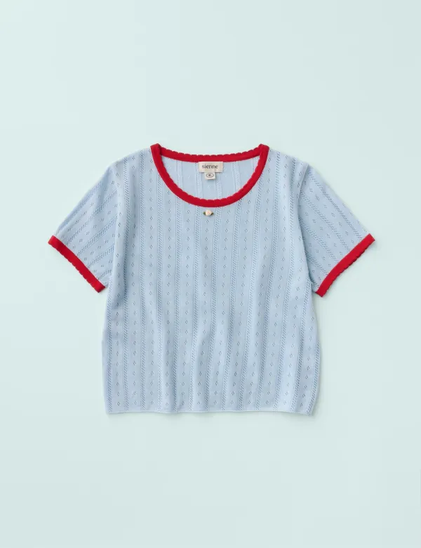 Sally Ringer Knit (Sky blue)